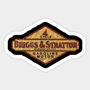 briggs and Stratton gasoline motor Sticker